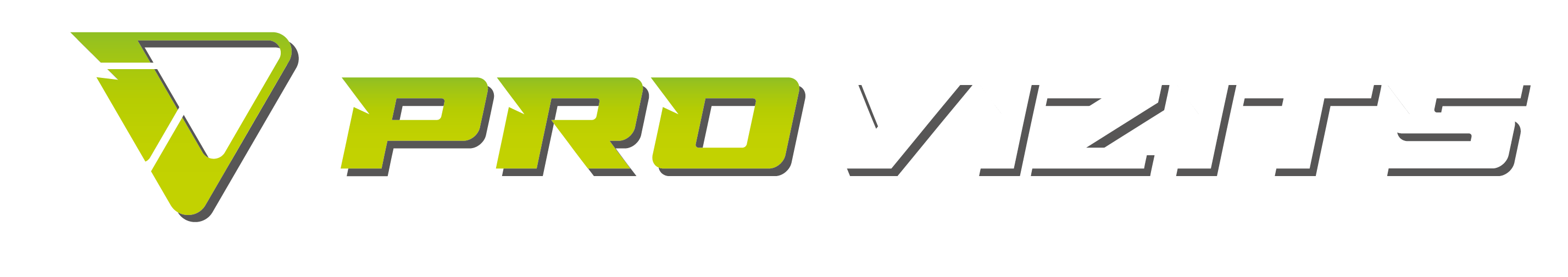 Provizits logo white